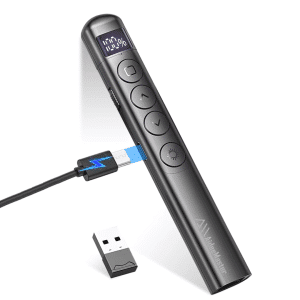 Presentador Inalámbrico Láser Recargable Control Remoto Presentaciones Diapositivas Oficina Enseñanza